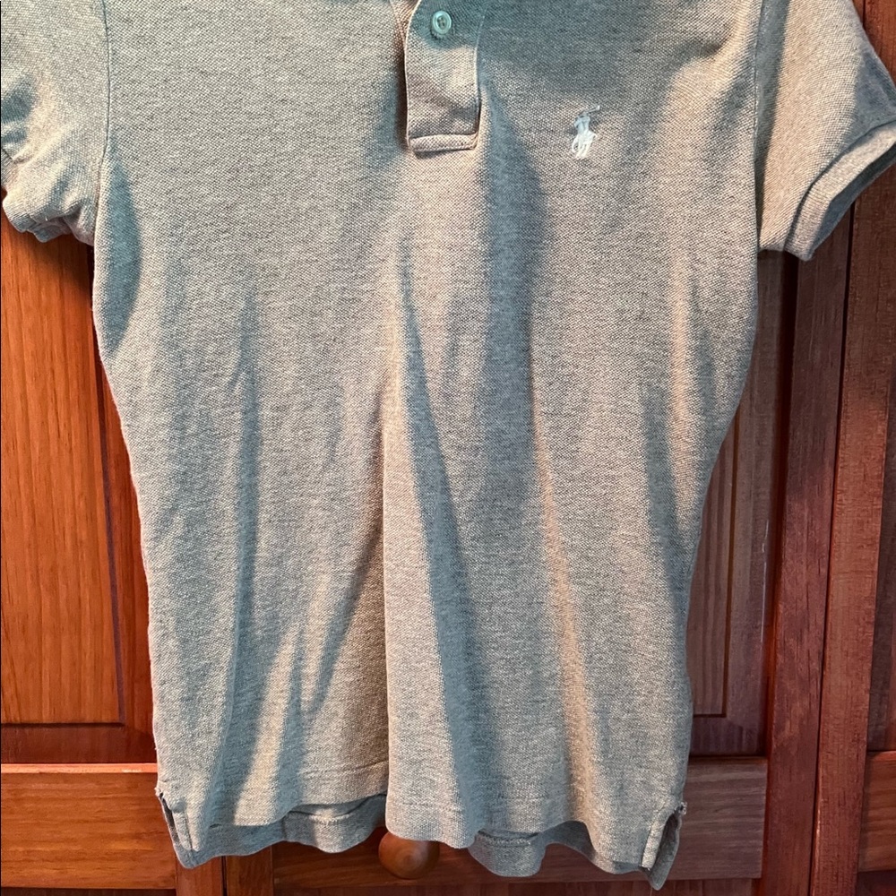 Ralph Lauren girls gray Polo - Picture 4 of 9